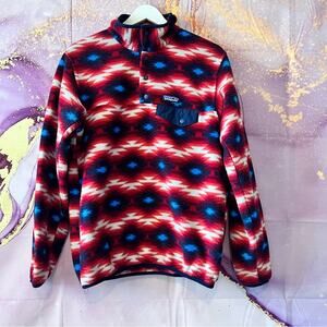 Patagonia Synchilla Aztec Print Pullover Sweater M